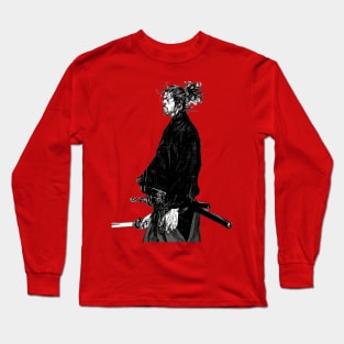 manga miyamoto swordman Long Sleeve T-Shirt